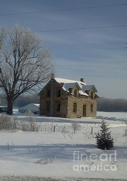 Nature Photograph - Old Stone House by Troy Chevalier