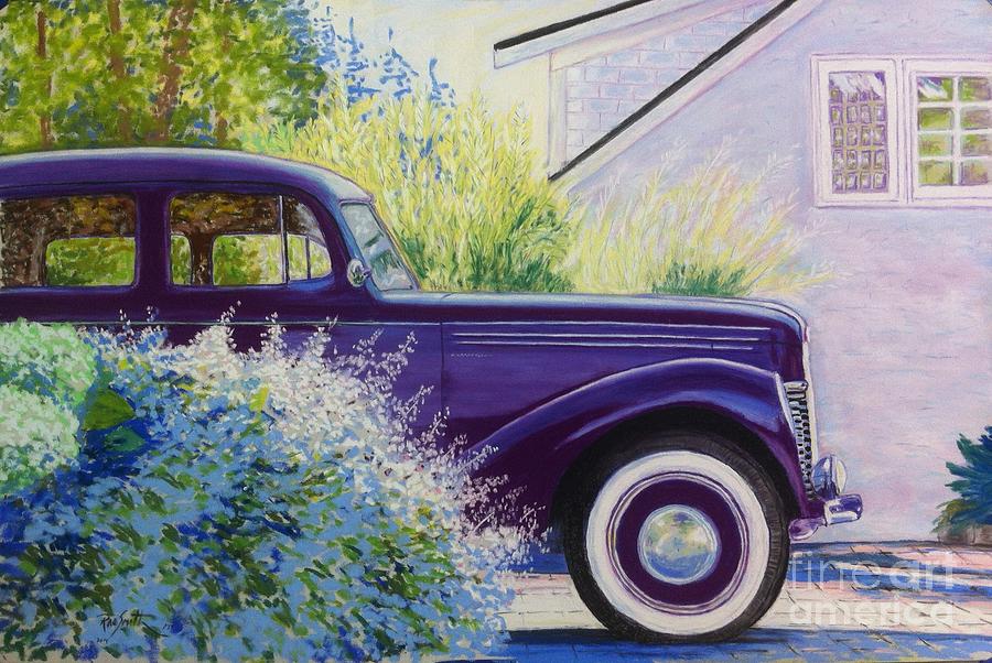 Old Studebaker Pastel by Rae  Smith PSC