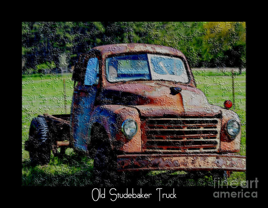Automobile Photograph - Old Studebaker Truck by Eva Thomas