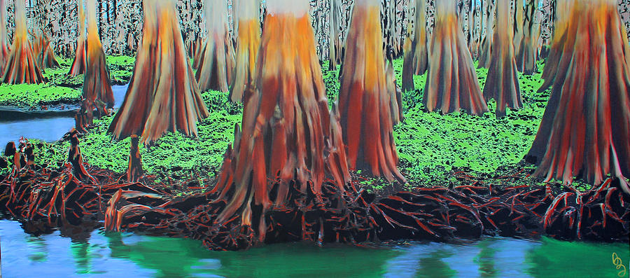 Old Swampy Painting by Deborah Boyd