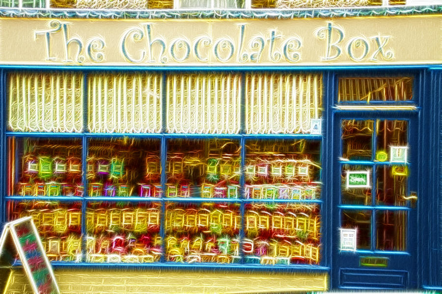 Old sweet shop Fractals Photograph by David French