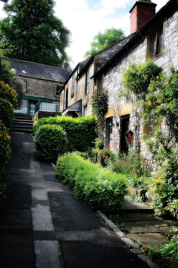 Old Terrace Houses Peak District England Photograph by 