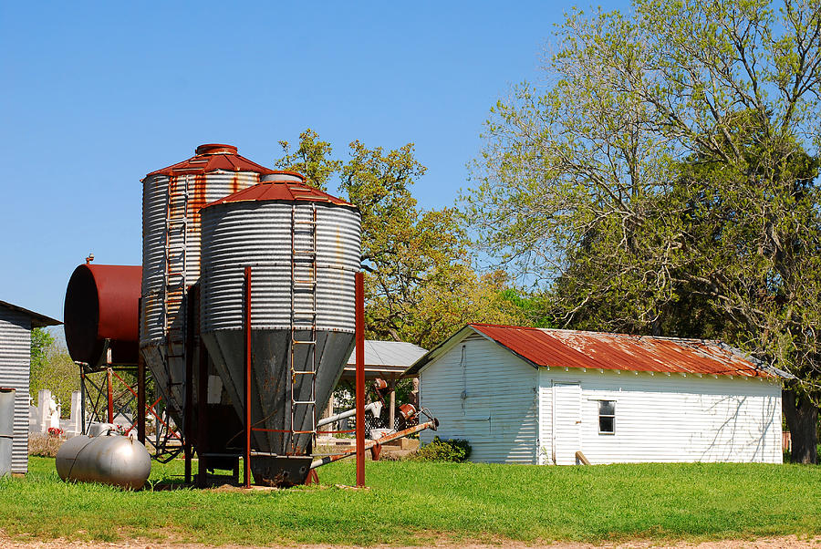 Old Texas Farm Photograph