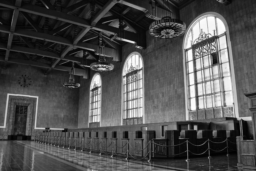 Old Ticket Counter at Los Angeles Union Station Photograph by Richard Cheski
