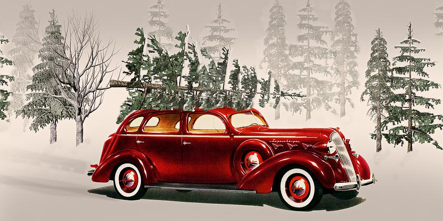 Old Time Christmas Tradition Tree Cutting  Photograph by David Dehner