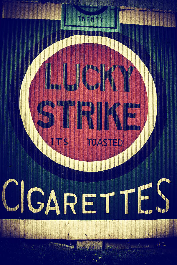 Old Time Cigarettes Photograph