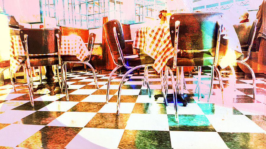 Old Time Diner Digital Art by Susan Stone
