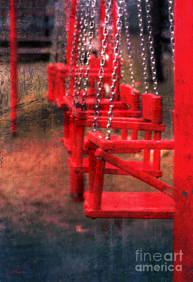 Swings Photograph - Old Time Swing by Deena Athans