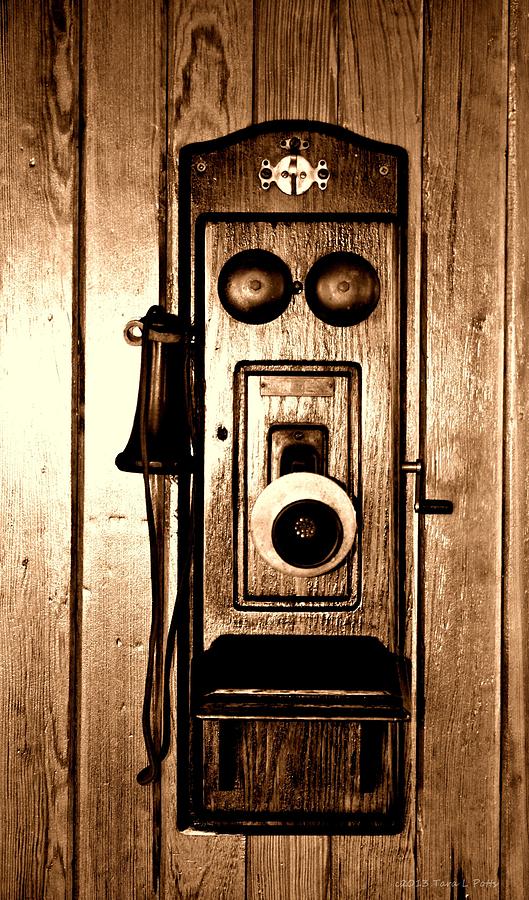 Old Time Telephone Photograph by Tara Potts