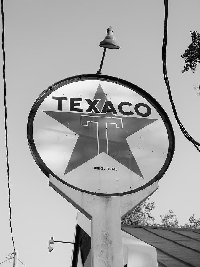 Old Time Texaco Photograph by Jean Goodwin Brooks