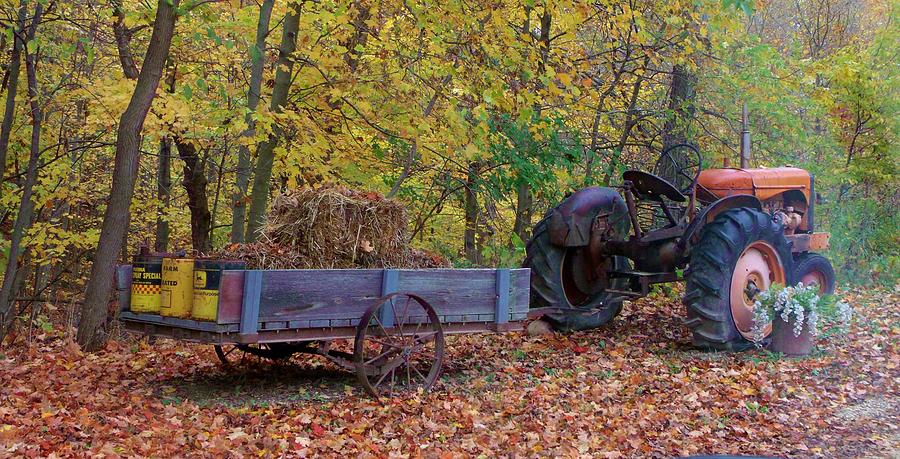Old Time Tractor Photograph by Mykul Anjelo