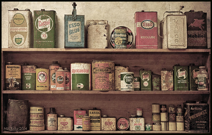 Vintage tin cans
