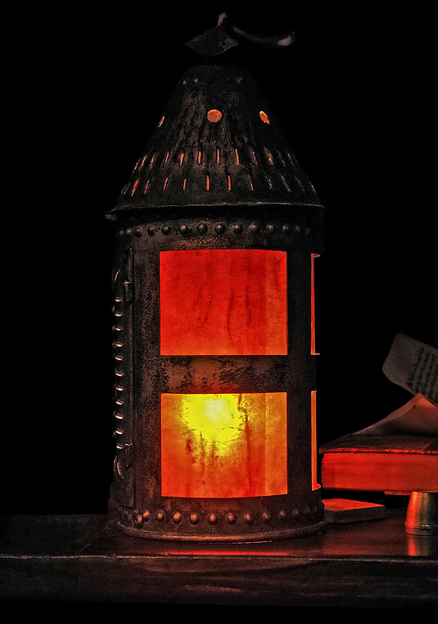 Old Tin Lantern Photograph by Phil Cardamone