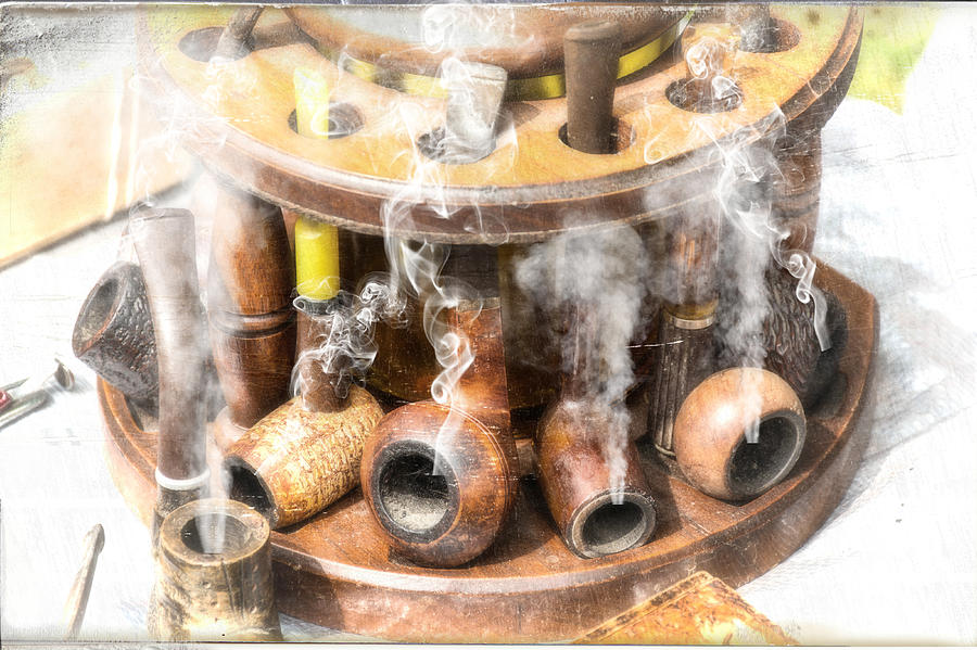 Old Tobacco Pipes Photograph