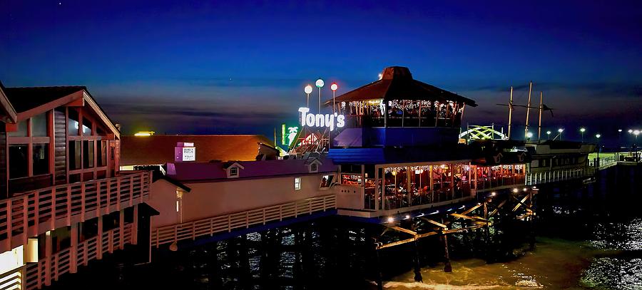 Old Tonys on the Pier Photograph by Michael Hope
