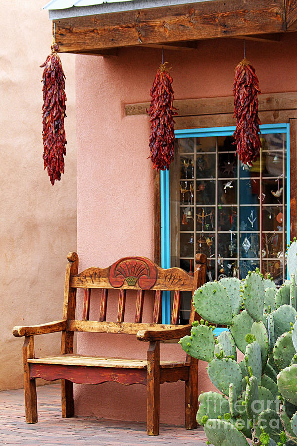 Old Town Albuquerque Shop Window Photograph by Catherine Sherman