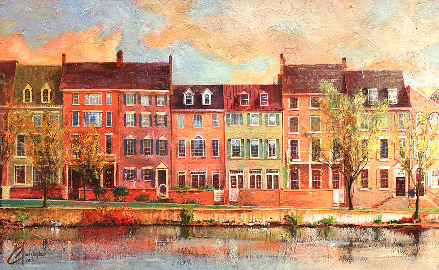 City Painting - Old Town Alexandria III by Christopher Clark