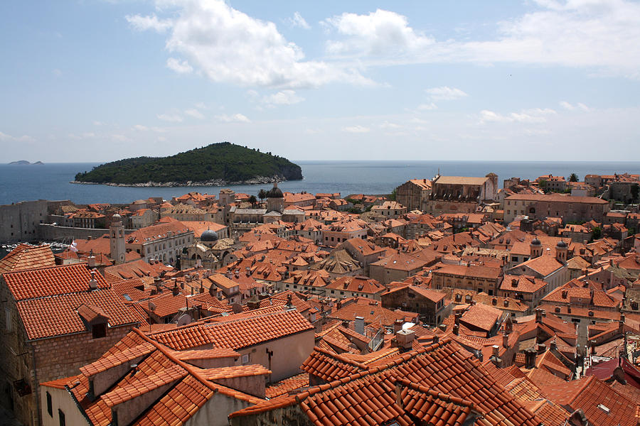 Old Town And Lokrum Photograph by David Nicholls