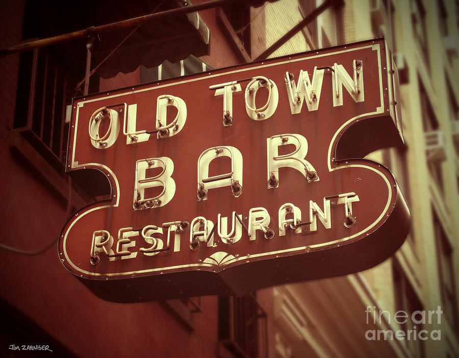 Old Town Bar Digital Art - Old Town Bar - New York by Jim Zahniser Old Town Bar Digital Art - Old Town Bar - New York by Jim Zahniser