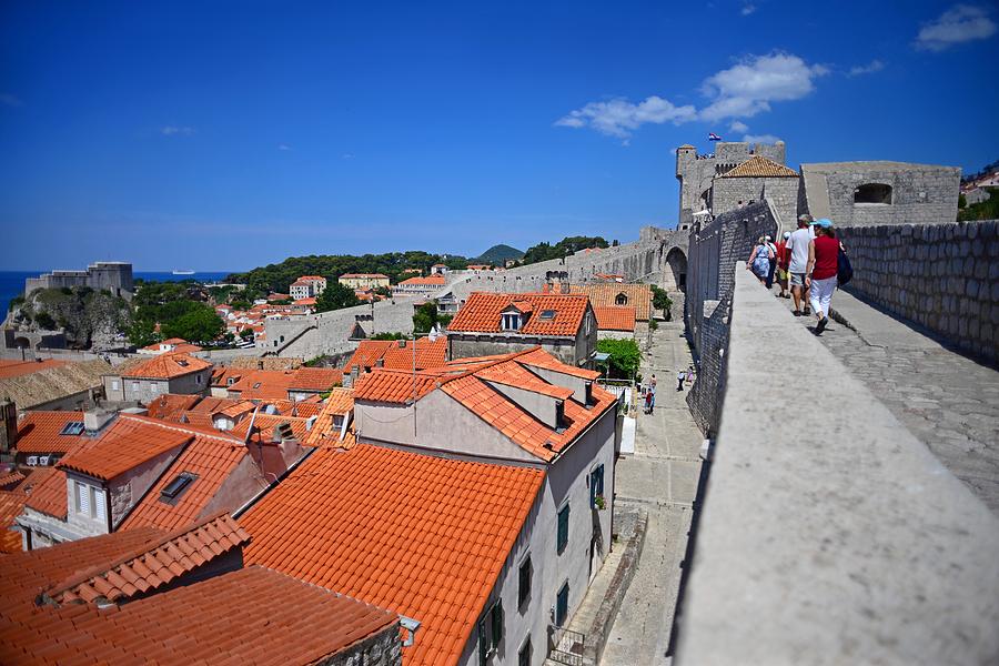 Old Town From The Walls Of Dubrovnik Photograph by Nano Calvo | Fine ...