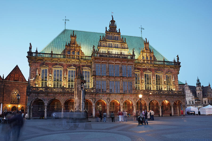 Old Town Hall Of Bremen Photograph by Allan Baxter