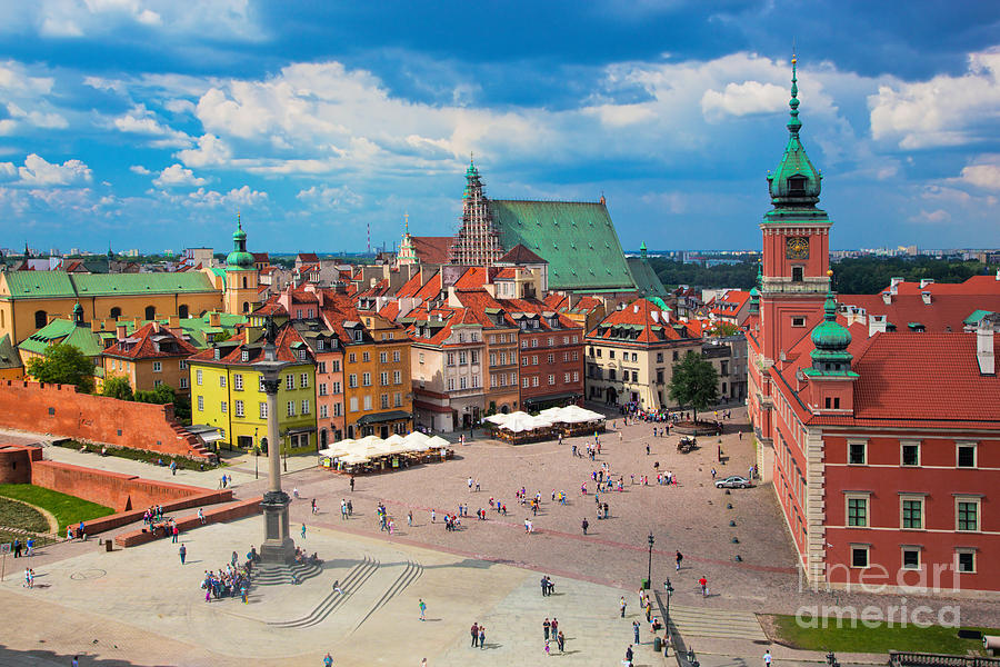 Old town in Warsaw Poland Photograph by Michal Bednarek