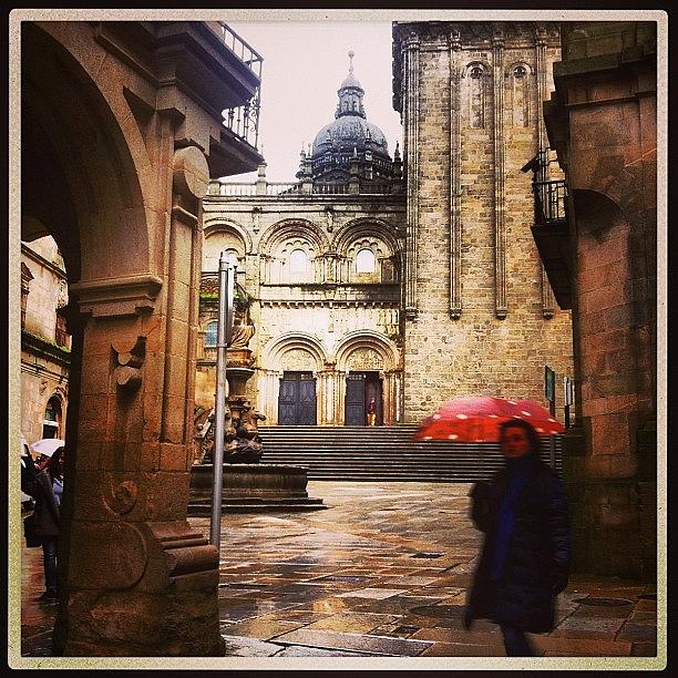 Umbrella Photograph - Old Town by Julia Middleton