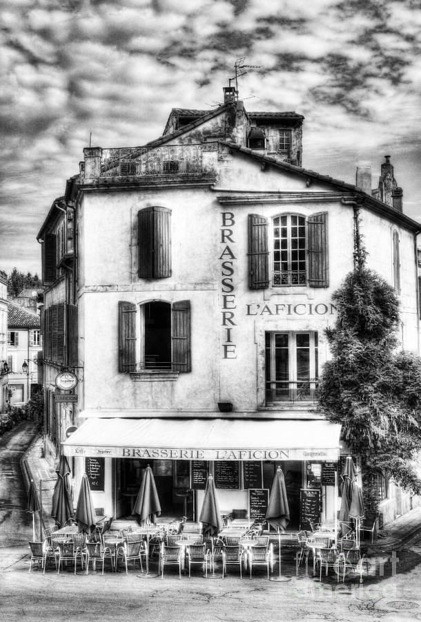 Old Town Of Arles 2 BW Photograph by Mel Steinhauer