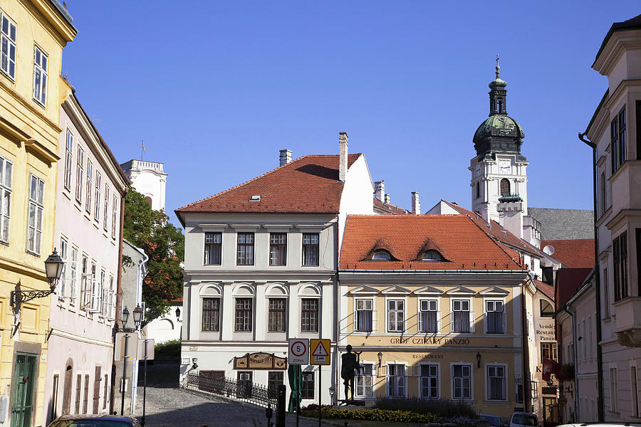 Architecture Photograph - Old Town Of Gyor, Hungary by Martin Zwick