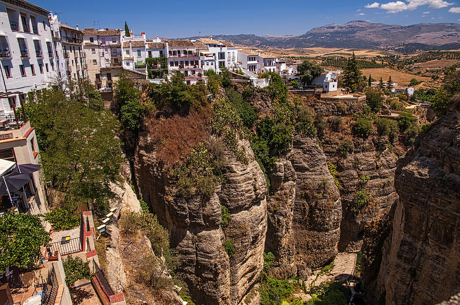 Mountain Photograph - Old Town of Ronda. Spain by Jenny Rainbow