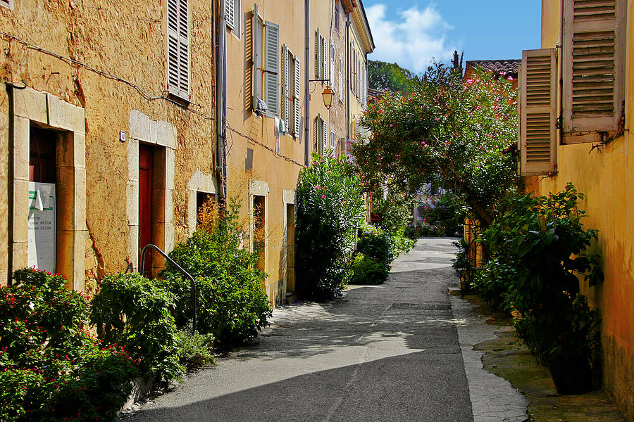 Old town of Valbonne France  Photograph by Alexandra Till