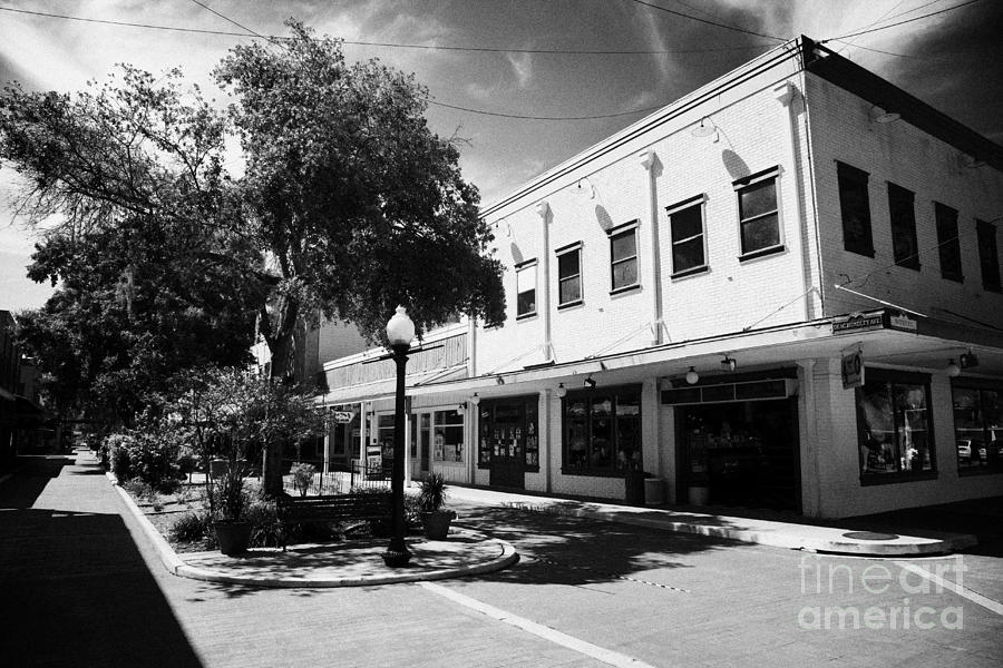 Old Town Outdoor Shopping Mall Kissimmee Florida Usa Photograph by Joe Fox