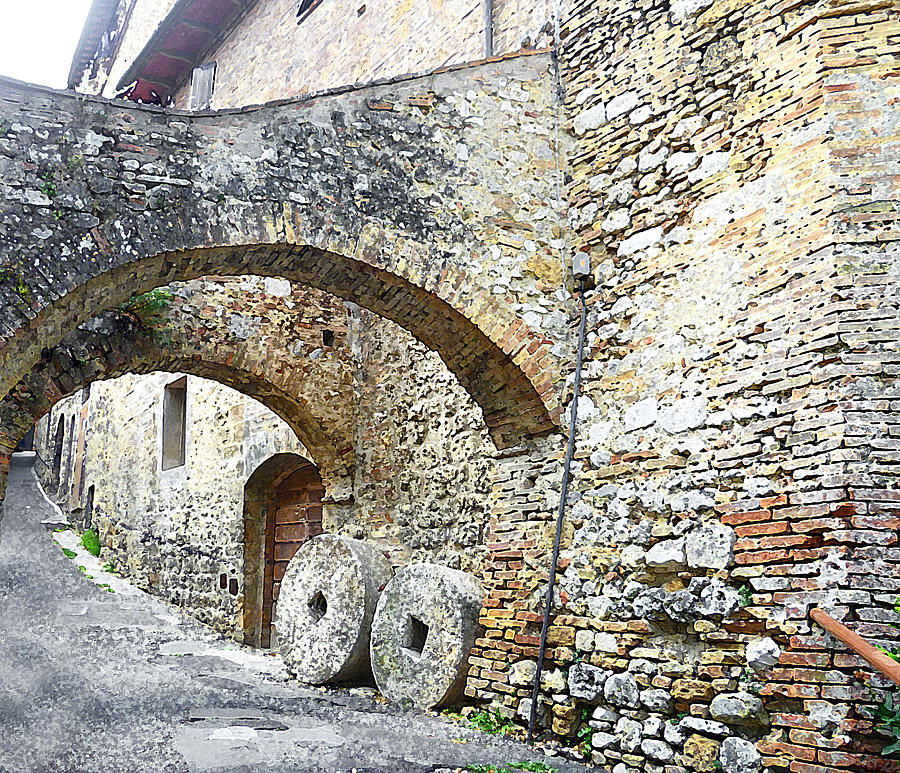 Old Towns Of Tuscany San Gimignano Italy Photograph by Irina Sztukowski
