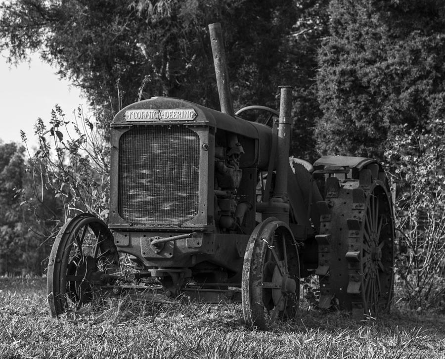 Farm Photograph - Old Tractor by Amber Kresge