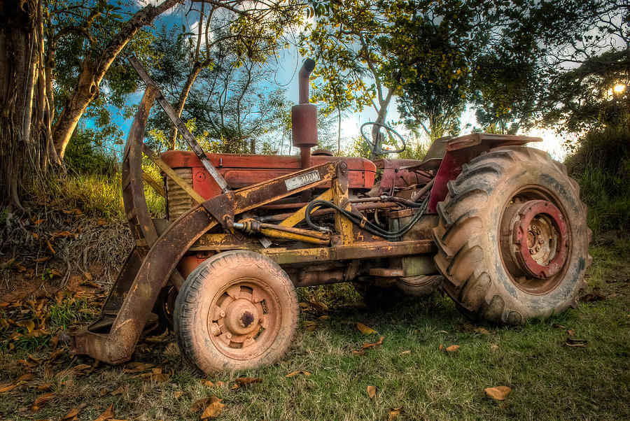 Old Tractor in Rio das Flores - Brazil Photograph by Igor Alecsander ...