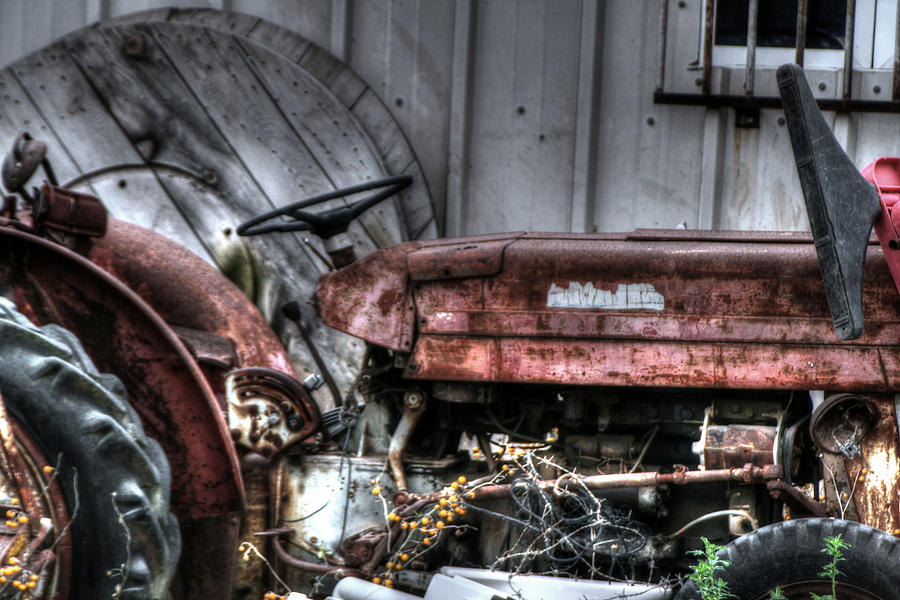Old Tractor - Series XIV Mixed Media by Doc Braham