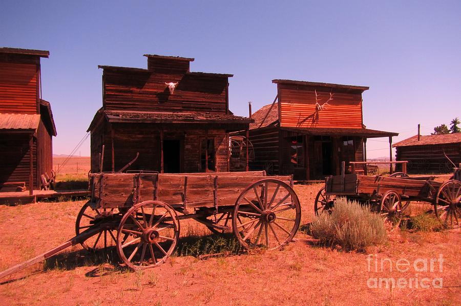 Landscape Photograph - Old Trail Town by John Malone