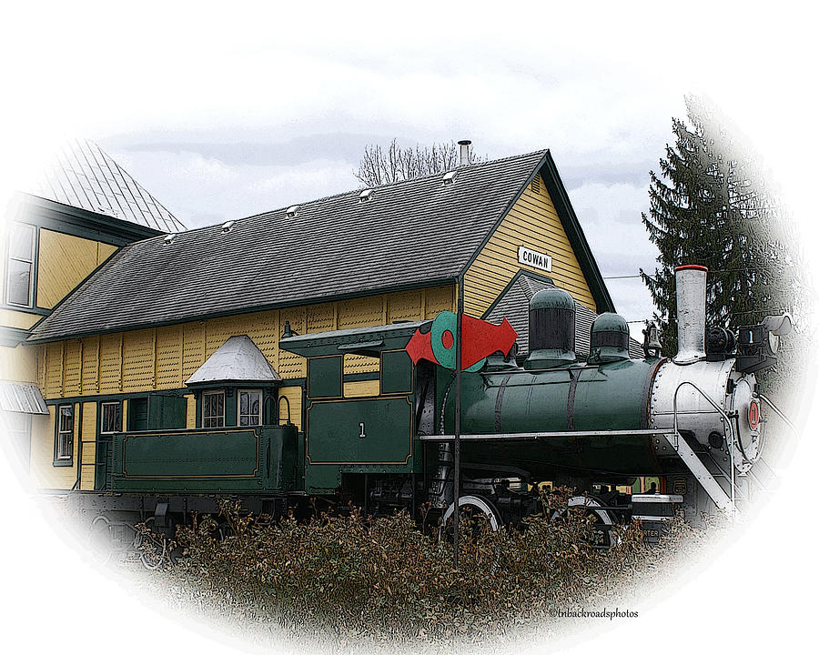 Old Train Depot Photograph by TnBackroadsPhotos 