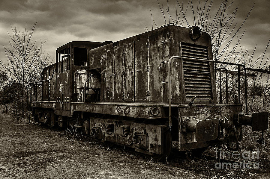 Old Train  Mixed Media by Marvin Blaine