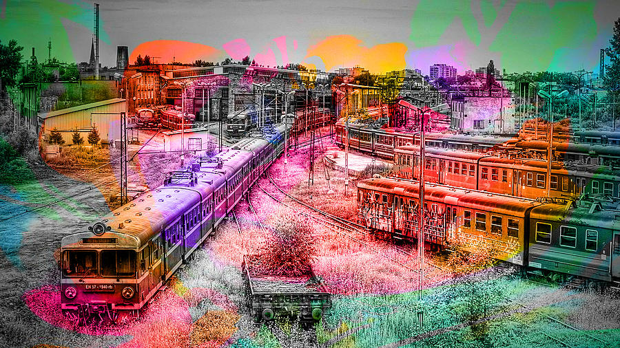 Old Train Station Digital Art by Marvin Blaine