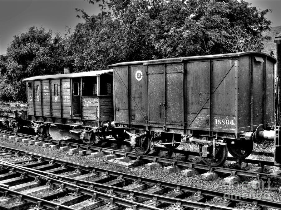 Old Train Wagon Photograph by Nina Ficur Feenan