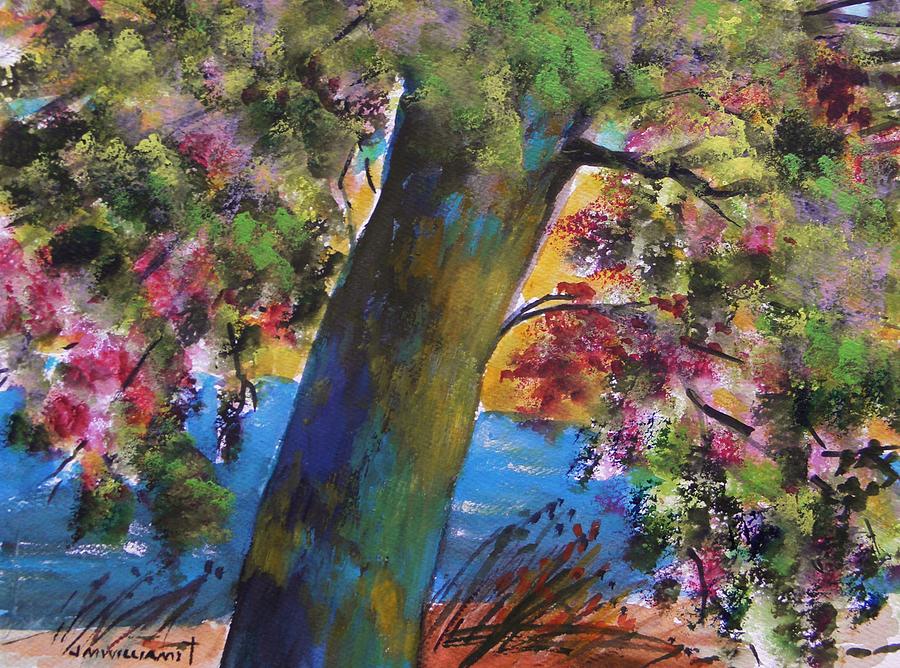 Old Tree Colors Painting by John Williams