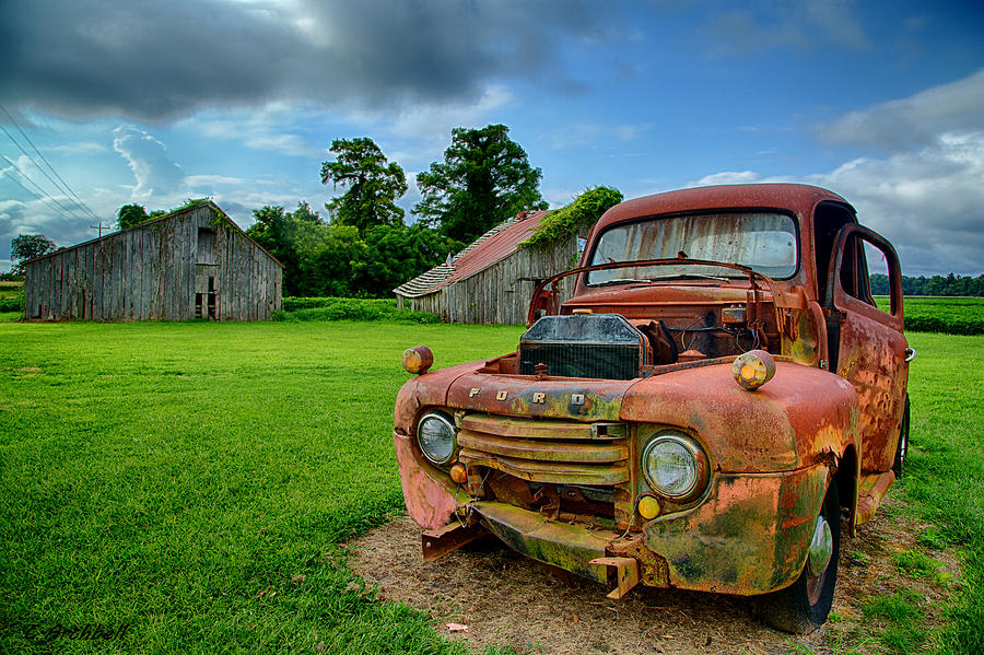 Old Truck and Barn Photograph by Cindy Archbell