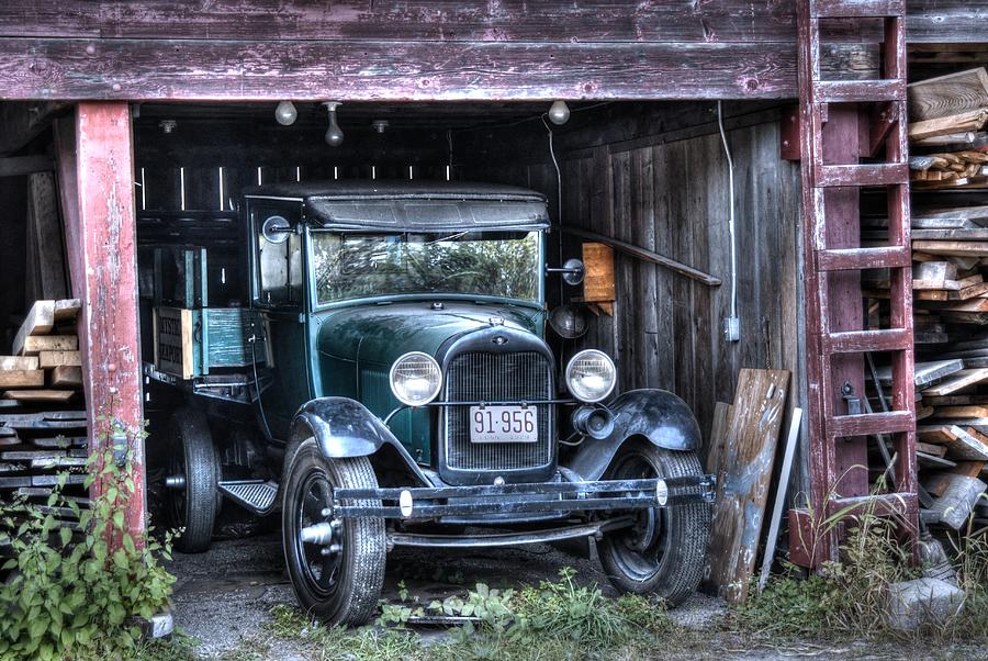 Old Truck in the Shed by Donald Williams Old Truck in the Shed by Donald Williams