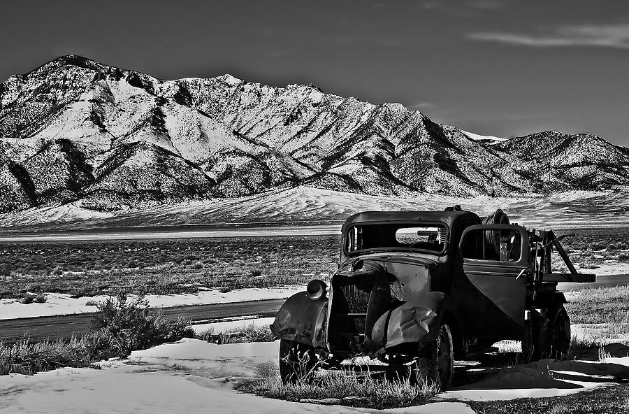 Black And White Photograph - Old Truck by Robert Bales