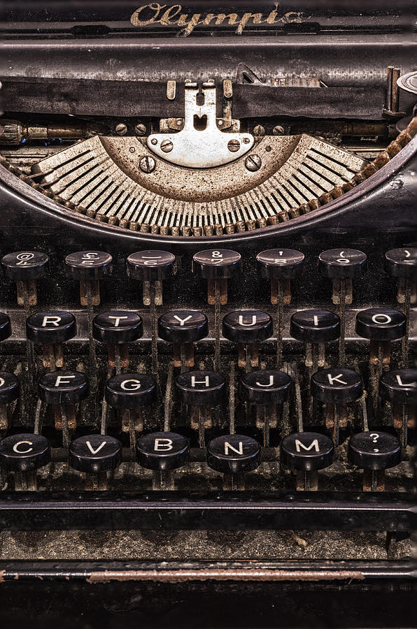 Old typewriter Photograph by Paulo Goncalves