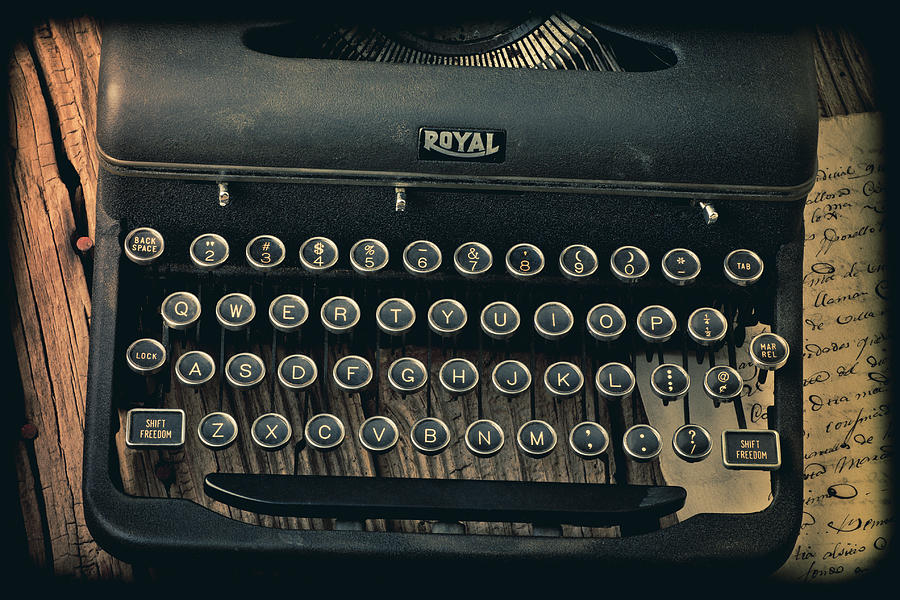 Old Typewriter With Letter Photograph by Garry Gay - Fine Art America