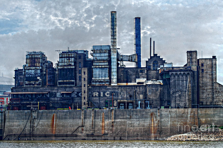 Old Union Electric Plant in St. Louis Mo. Photograph by Peggy Franz