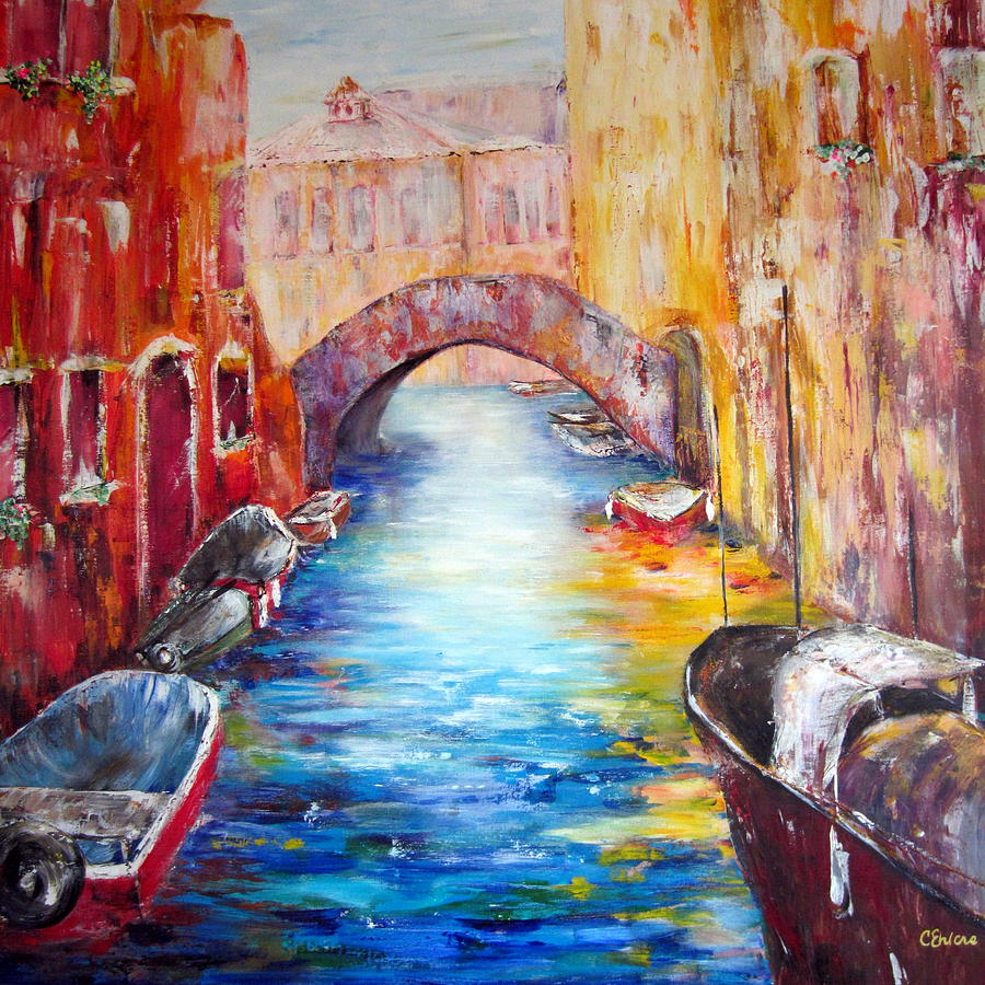 Venice Painting - Old Venice by Cheryl Ehlers