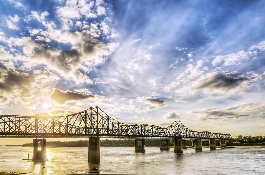 Old Vicksburg Bridge Photograph by Maria Coulson